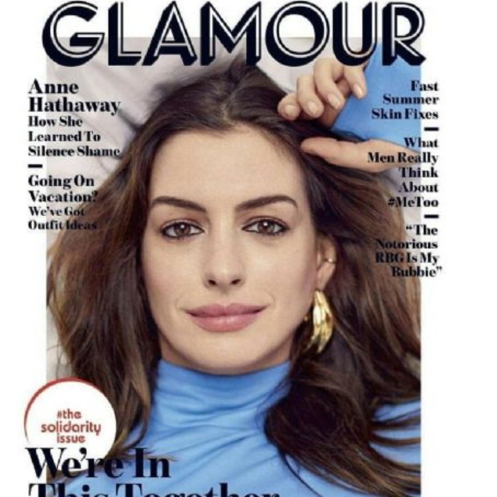 4️⃣/$12 June 2018 Glamour Magazine Anne Hathaway
